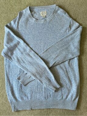 St. John's Bay Heather Light Blue Crewneck Sweater